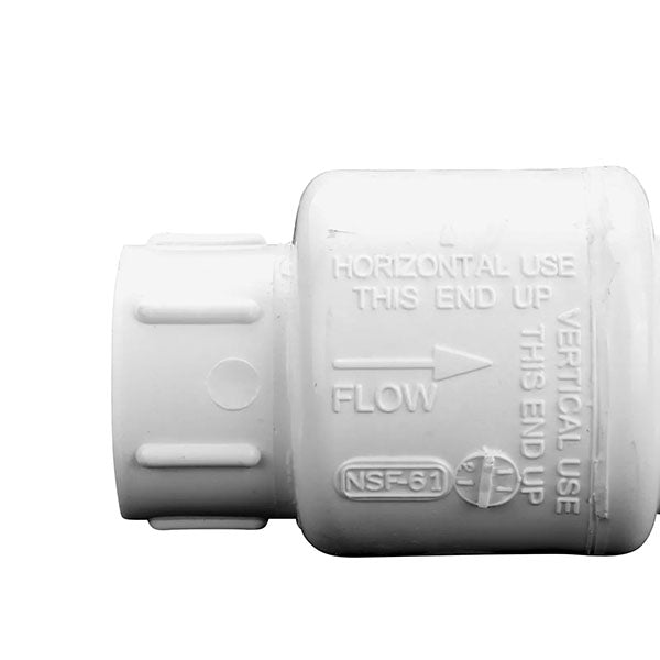 EasyPro 3/4" x 3/4" fpt Plastic Check Valve