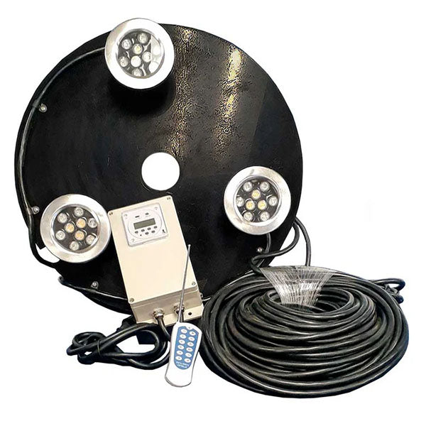 EasyPro 3 light kit RGBW Olympus Fountains 1.5 hp 100' Cord