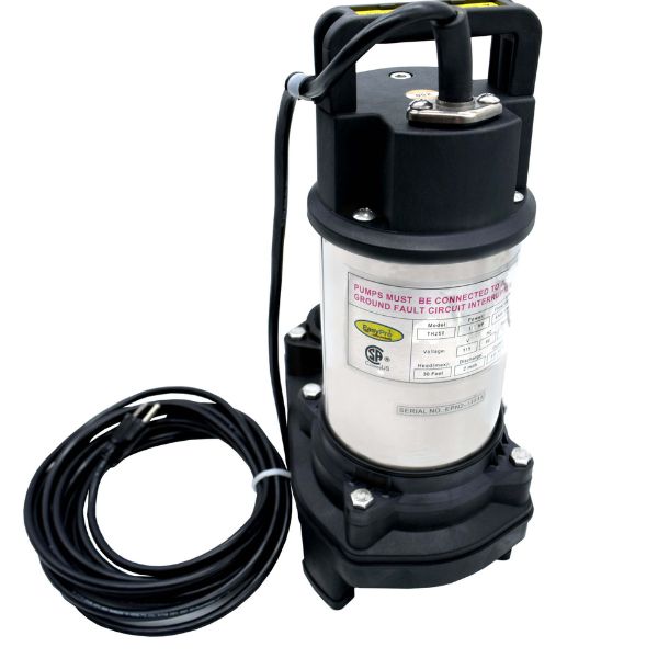 EasyPro 4100gph 115 Volt Stainless Steel Waterfall