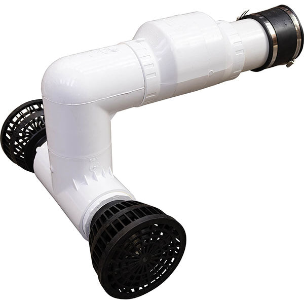 EasyPro 4″ Check Valve Intake Screen Assembly for Intake Bay