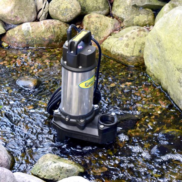 EasyPro 5100gph 115 Volt Stainless Steel Waterfall