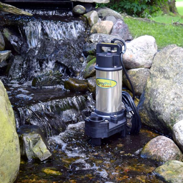 6000 gph 115 Volt Stainless Steel Waterfall