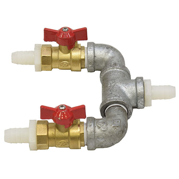 Qs1 Diffuser Riser EasyPro Aeration Kit Two QS1 Diffusers 2 Way Valve — Lake n Pond