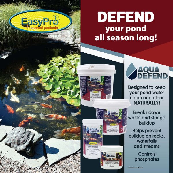 Aqua Defend™ All-Natural Pond Water Treatment 10 lbs Pail