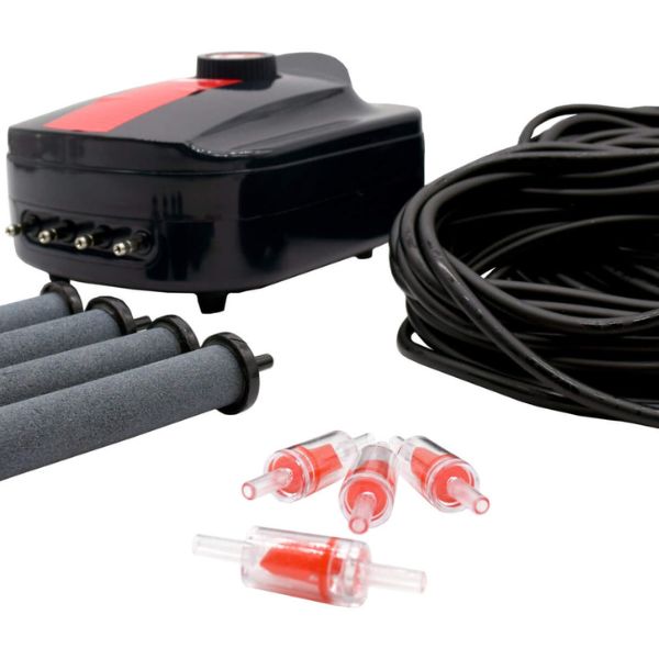 Compact Aeration Series – Quad Outlet Complete Kit