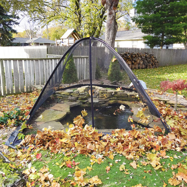 EasyPro Deluxe Pond Cover Tents Zippered Access 13' x 17' - POLE ONLY
