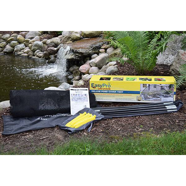 EasyPro Deluxe Pond Cover Tents Zippered Access 13' x 17' - POLE ONLY