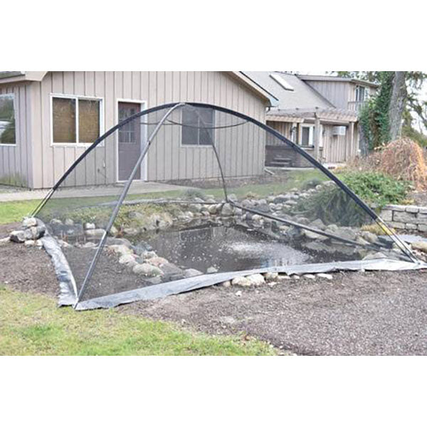 EasyPro Deluxe Pond Cover Tents Zippered Access 13' x 17' - POLE ONLY
