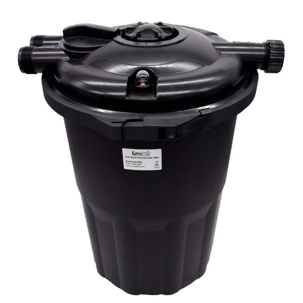 EasyPro Eco-Clear Pressurized Filter – Up to 3900 Gallons – no UV