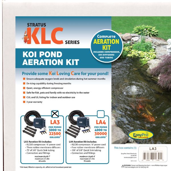 Koi Pond Aeration Kit – 3000 to 22500 gallon ponds