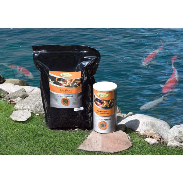 EasyPro Platinum Koi & Goldfish Food – Cold Weather Food – 20 oz. Canister