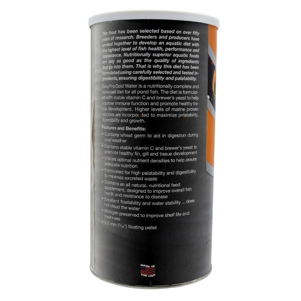 EasyPro Platinum Koi & Goldfish Food – Cold Weather Food – 20 oz. Canister