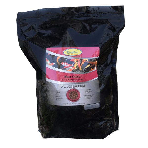 EasyPro Platinum Koi & Goldfish Food – Max Color – 5lb bag