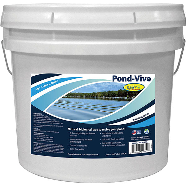 EasyPro Pond Vive Bacteria Bulk Loose Powder 25lb pail