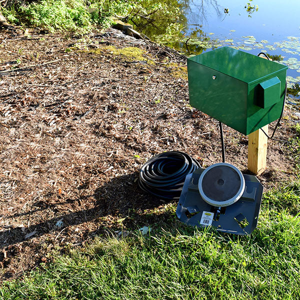 EasyPro Sentinel Deluxe Aeration System Post Mounted Cabinet