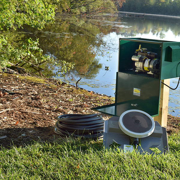 EasyPro Sentinel Deluxe Aeration System Post Mounted Cabinet