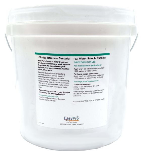 EasyPro Sludge Remover Bacteria – 10 lbs. 1oz Water Soluble Packs