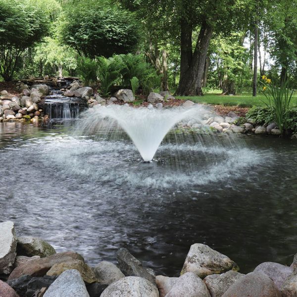 EasyPro Starburst Mini Floating Fountain w/ Super Bright LED Light Set