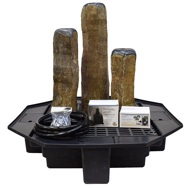 EasyPro Tranquil Décor Dome Top Basalt Fountain Complete Kit