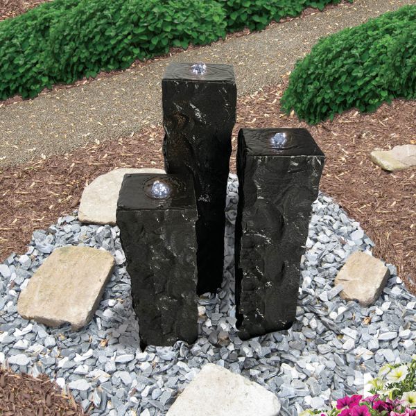 Tranquil Décor Ebony Basalt Fountain