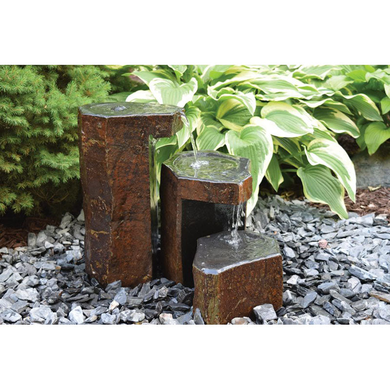 EasyPro Tranquil Décor Keyed Spillway Basalt Complete Kit