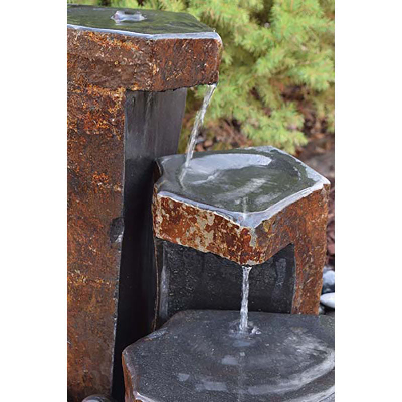 EasyPro Tranquil Décor Keyed Spillway Basalt Set