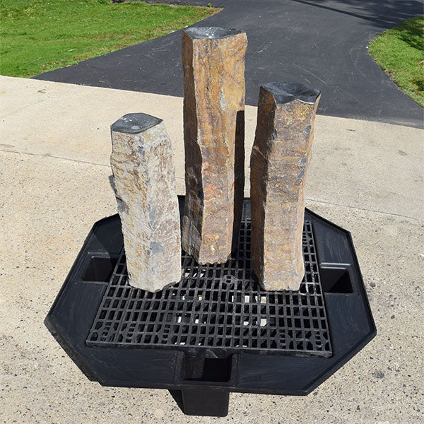 EasyPro Tranquil Décor Large Polished Top Basalt Complete Kit 32″ 38″ 44″