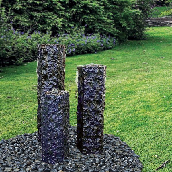 EasyPro Tranquil Décor Midnight Basalt Fountain Trio