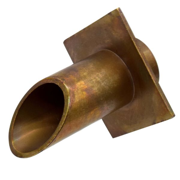 EasyPro Vianti Falls Antique Brass 2″ Diamond Wall Scupper