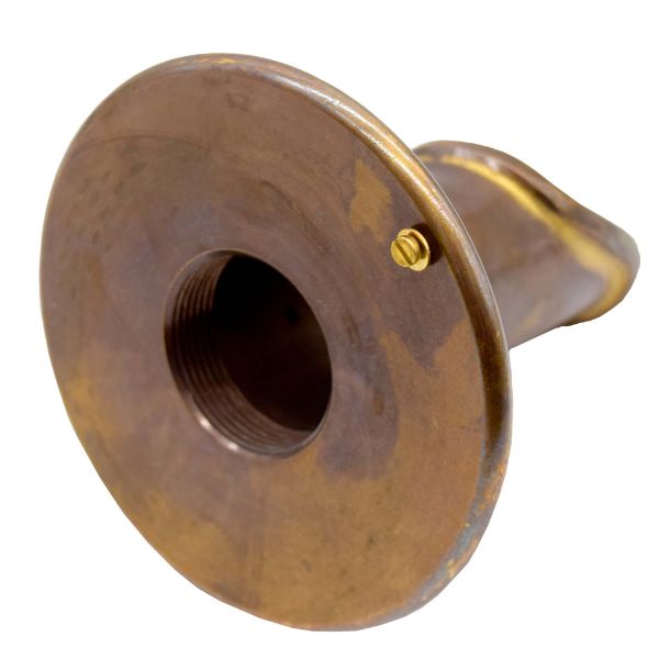 EasyPro Vianti Falls Antique Brass 2' Antique Round Wall Scupper