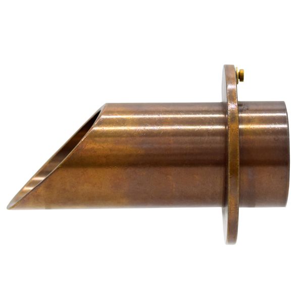 EasyPro Vianti Falls Antique Brass 2″ Round Wall Scupper