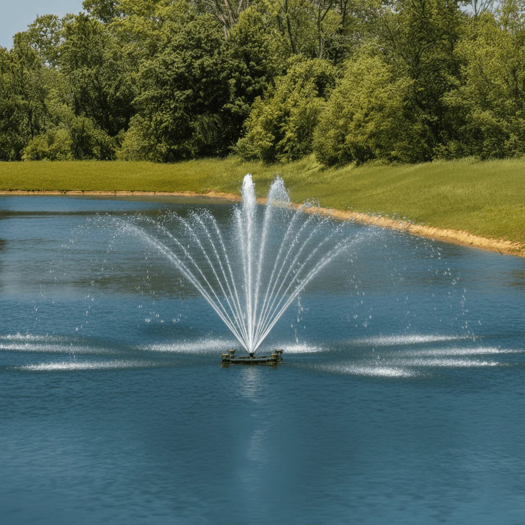 Outdoor Water Solutions Palatial 1/2HP Floating Pond Display Fountain