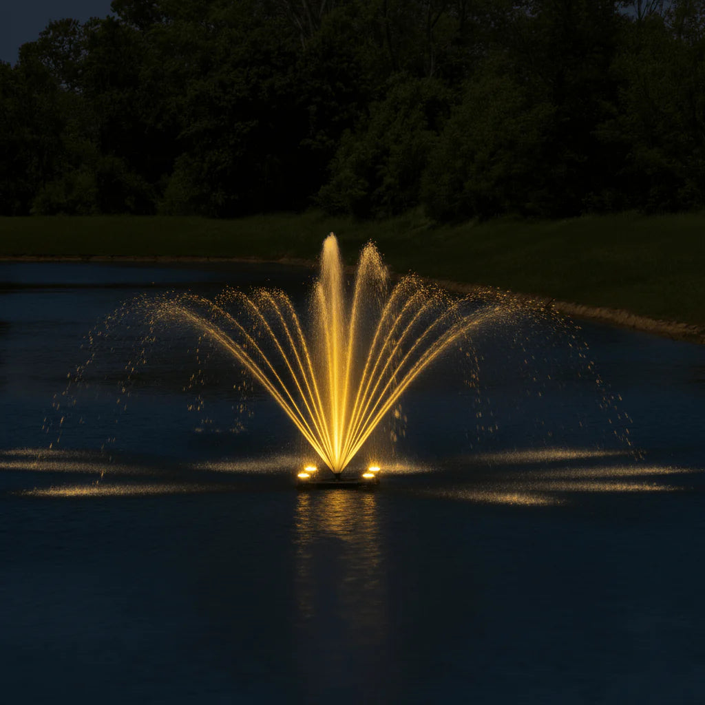 Outdoor Water Solutions Palatial 1/2HP Floating Pond Display Fountain