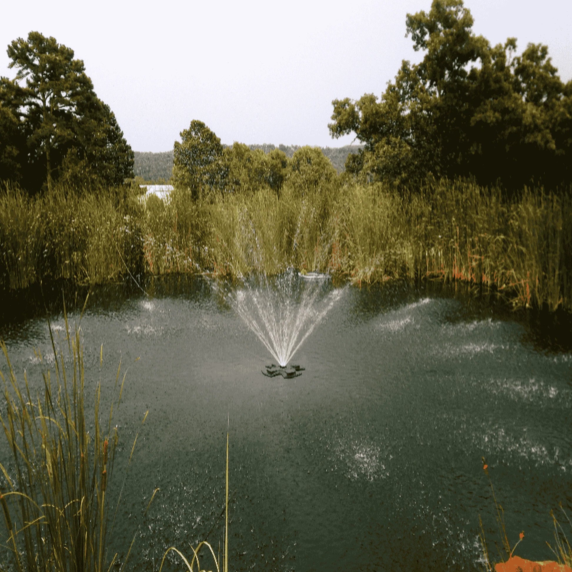 Outdoor Water Solutions Eco 1/2HP Floating Pond Fountain