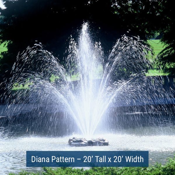 Font`N-Aire Platinum 2HP 3 Phase Floating Fountains