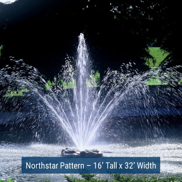 Outdoor Water Solutions Font`N-Aire Platinum 3HP Single Phase Floating Fountains