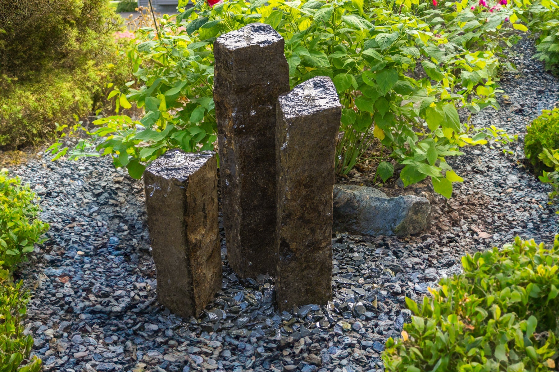 EasyPro Tranquil Décor Tall Natural Top Real Basalt Three Pack Complete Kit- 20", 27", 35"