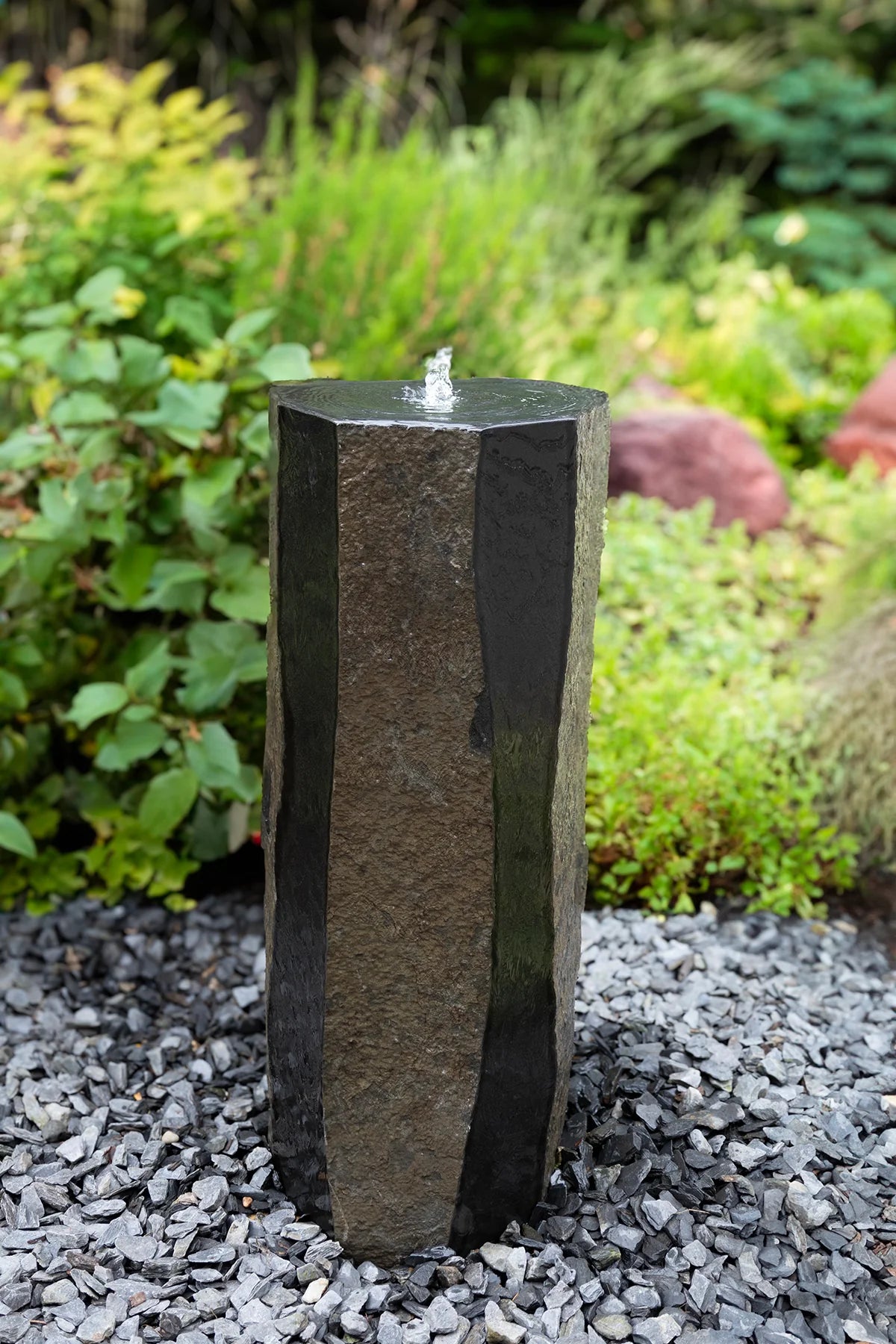 EasyPro Tranquil Décor – Polished Side Basalt Fountain Complete Kit – 39"