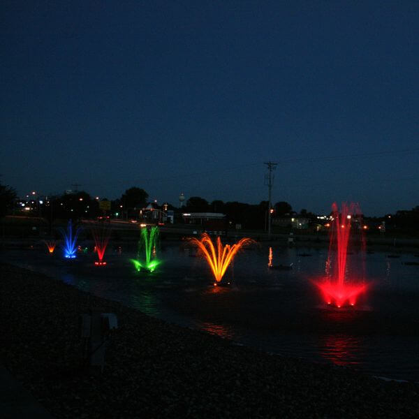 Kasco Marine WaterGlow 3 LED RGB Light Kit with Programmable Remote 1/2 Acre 3