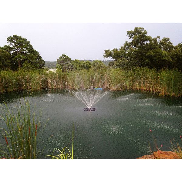 OWS 1 HP Floating Pond Fountain Eco Line LED Lights 100'