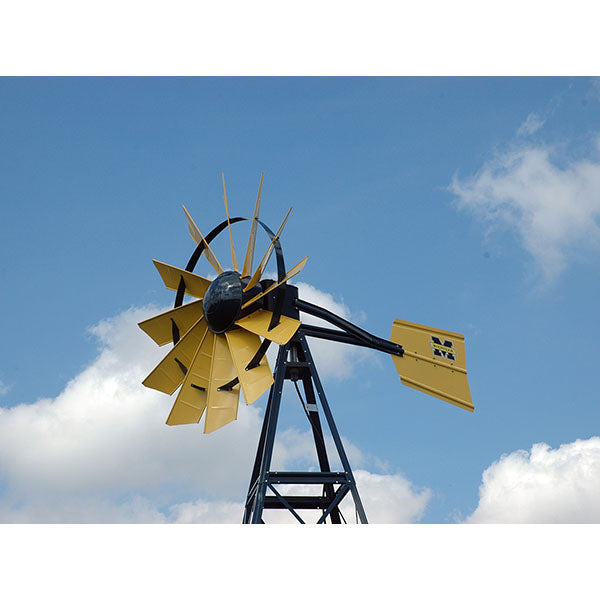 Outdoor Water Solutions 20′ 4-Legged Powder Coated Windmill Custom ...