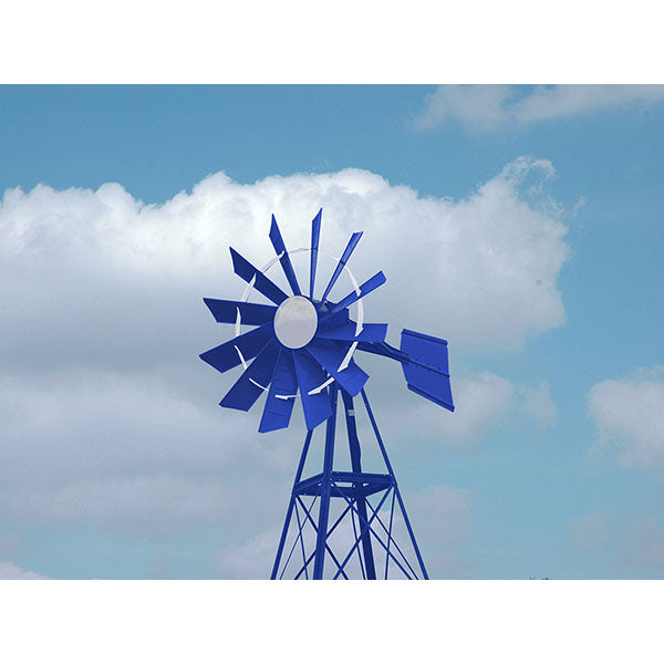 Outdoor Water Solutions 20′ 4-Legged Powder Coated Windmill Custom