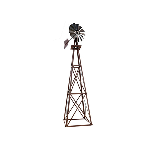 Outdoor Water Solutions Large Backyard Bronze Windmill