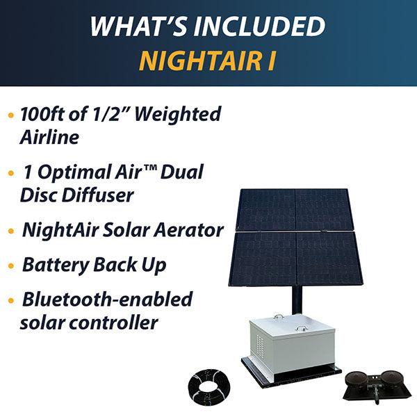 OWS NightAir I Battery Back Up Solar Aerator