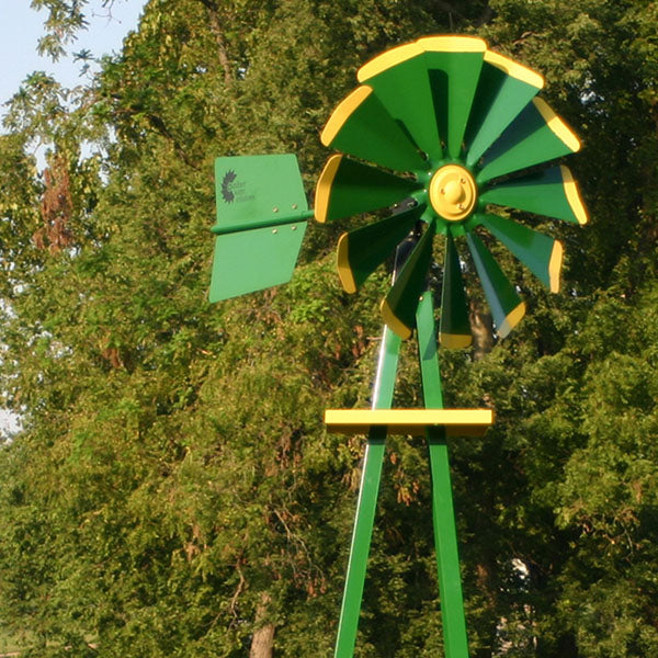 Outdoor Water Solutions Small Backyard Windmill Multiple Color Options