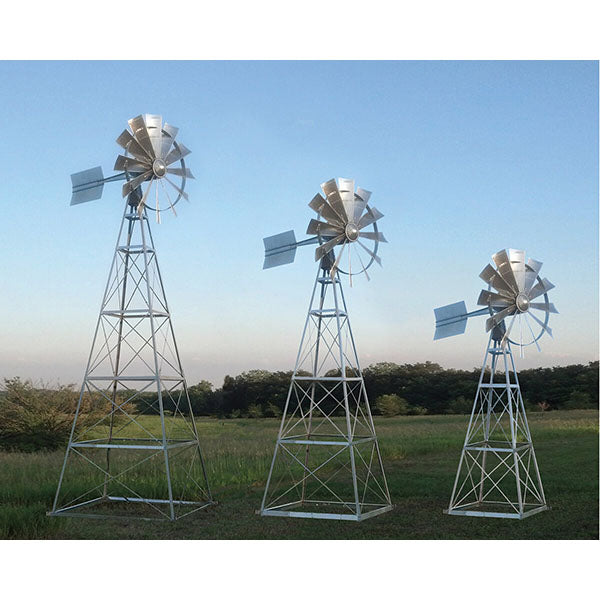 Outdoor Water Solutions 12' Base 4 Legged Windmill Aeration System