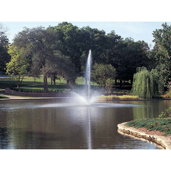 Outdoor Water Solutions 2hp Display Fountain with Galaxy Nozzle