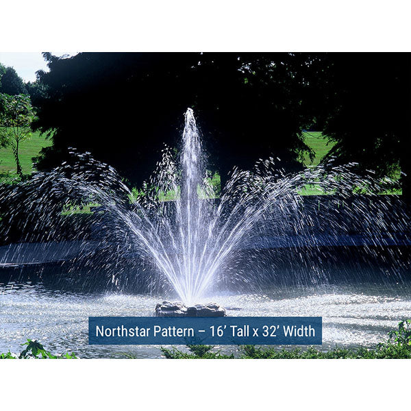 Outdoor Water Solutions 2hp Display Fountain with Northstar Nozzle