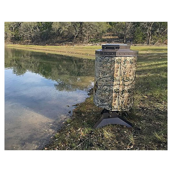 Outdoor Water Solutions Texas Avenger Automated Fish Feeder 250 lbs.