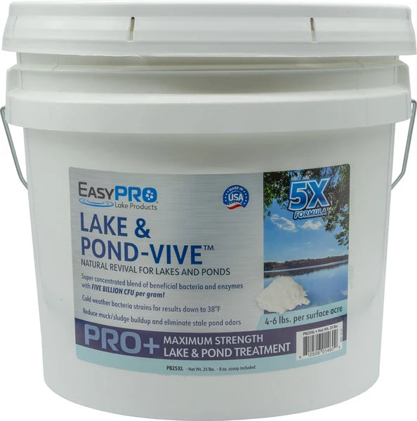 EasyPro Pond Vive Bacteria Bulk Loose Powder 25lb pail